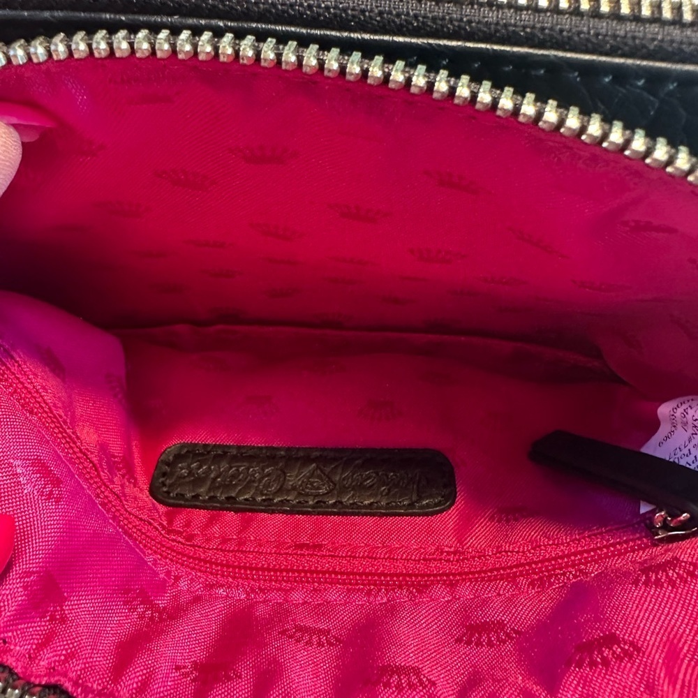 Juicy Couture Black Textured Double Clutch - Picture 10 of 15